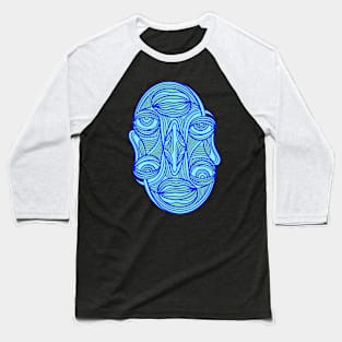 Upside down face Baseball T-Shirt